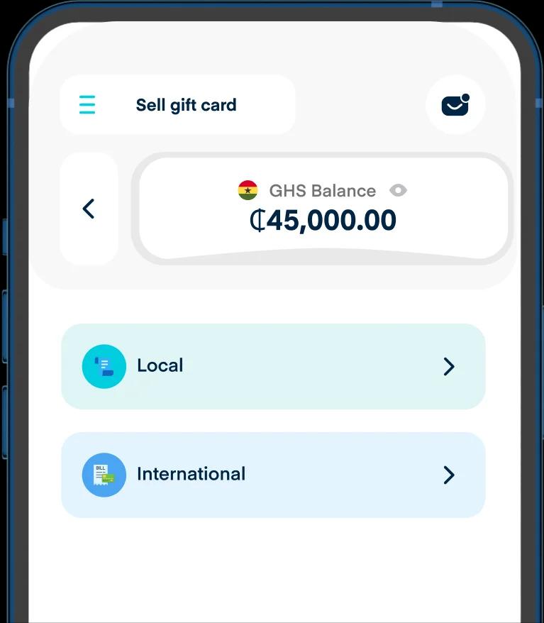 Phone showcasing feature